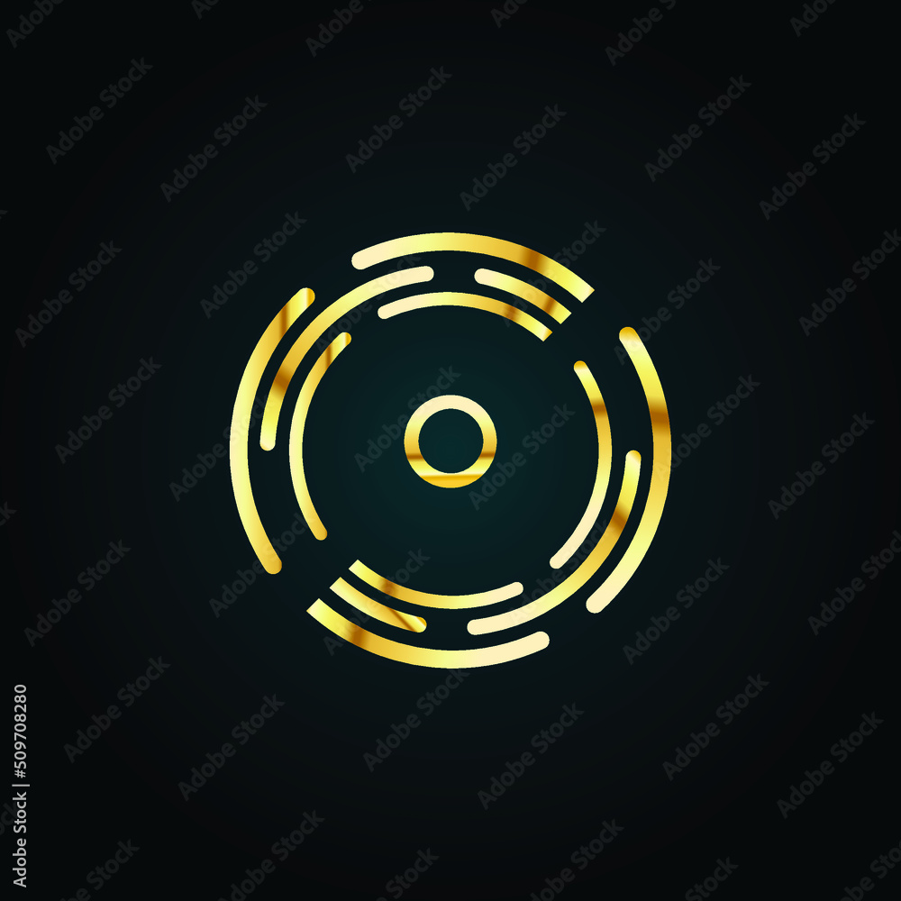 Premium luxury Vector elegant gold and font Letter O Template for ...