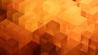 © RocknRoller Studios - Precisely Constructed Translucent Blocks. Orange and Yellow, Contemporary Tech Wallpaper. 3D Render.