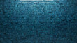 © RocknRoller Studios - Blue Patina, Textured Wall background with tiles. Polished, tile Wallpaper with Square, 3D blocks. 3D Render