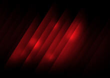 Red And Black Abstract Background With Gradient. Design For Presentation, Business,poster, Cover And Flyer. Illustration