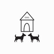 dog house icon vector illustration design