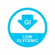 Low glycemic logo template  badge