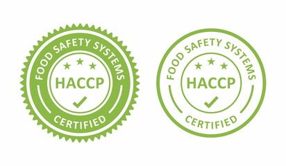 HCCP badge logo vector template. Suitable for product label