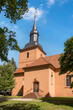 canvas print picture - Dorfkirche in Ribbeck, Havelland