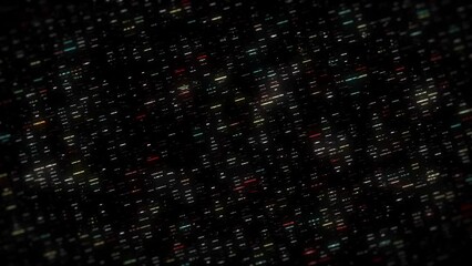 Wall Mural - big data digital business hitech background/ 4k animation of an abstract wallpaper big data business