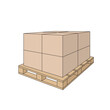 boxes on pallet
