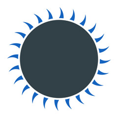 Poster - Sun Icon Design