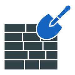 Sticker - Brick Wall Icon Design