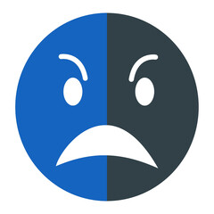 Poster - Angry Emoji Icon Design