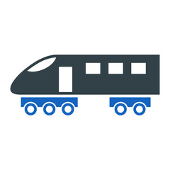 Sticker - Train Icon Design