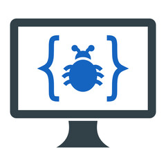 Sticker - Bug Icon Design