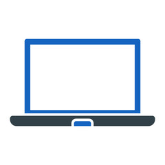 Poster - Laptop Icon Design