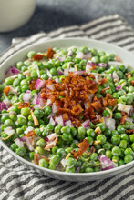 Homemade Summer Bacon Pea Salad