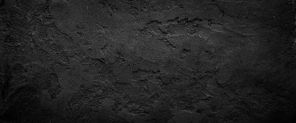 black or dark gray rough grainy stone texture background