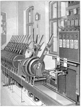 Railway Equipment - Lever Mechanism By Stahmer. Publication Of The Book "Meyers Konversations-Lexikon", Volume 2, Leipzig, Germany, 1910
