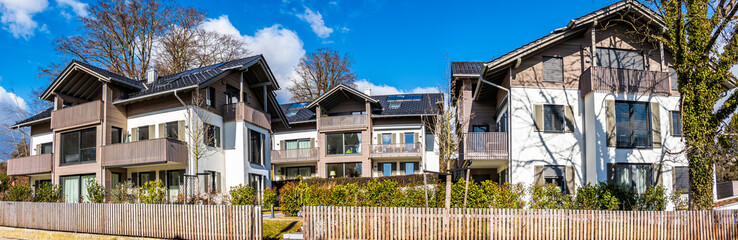 Poster - modern apartment house in austria