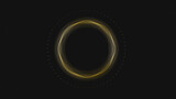 Fototapeta Kosmos - Fondo cósmico agujero negro luz dorada