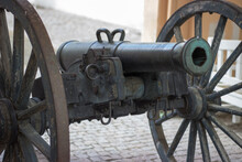 Old Historical Cannon To Defend The Castle