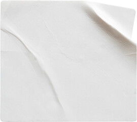 Wall Mural - blank white sticker label isolated