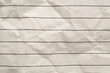 Blank crumpled lined notebook paper texture background