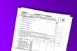 Form 1120-W documentation published IRS USA 11.23.2021. American tax document on colored