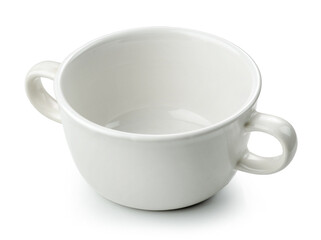 Canvas Print - empty soup bowl