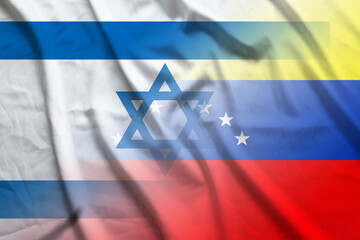 Israel and Venezuela government flag transborder relations VEN ISR