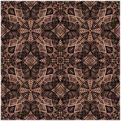 Ethnic ornament decorative seamless pattern.