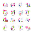 © SmashingStocks - Bundle of Shopping Offers Flat Illustrations