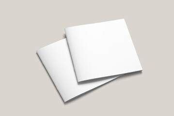 Square brochure mockup