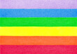 Hand drawn stripes rainbow bright color painted on white paper texture. use Canson Fine Face Paper 100 Pounds A5 with Colleen Colored Pencils