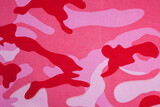 Fototapeta Tęcza - Background camouflage pink texture.
