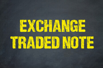 Canvas Print - Exchange Traded Note