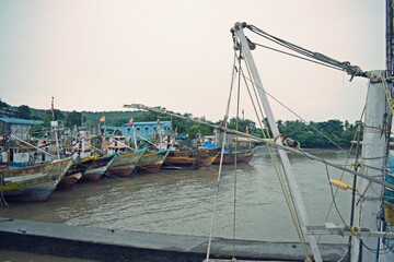 Wall Mural - Boats on the shore 