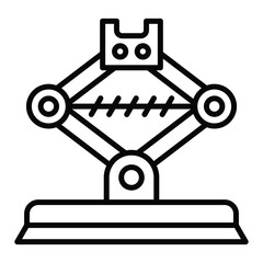 Sticker - Car Jack Icon Style