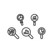 © yandirs - Analysis Icon Set Vector Symbol Design Illustration