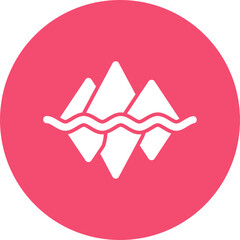 Sticker - iceberg landscape icon