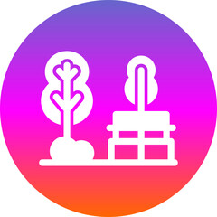 Poster - Park Landscape Icon