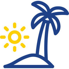 Poster - Beach Landscape Icon