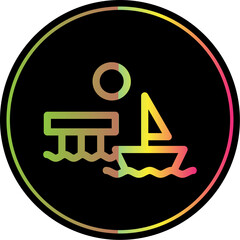 Sticker - Dock Landscape Icon