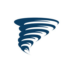 Wall Mural - tornado twister logo icon design vector