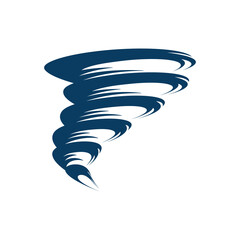 Wall Mural - tornado twister logo icon design vector
