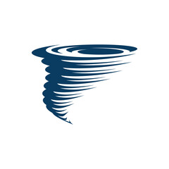 Wall Mural - tornado twister logo icon design vector