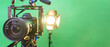 © Nailotl - camera,microphone, lights and a green screen