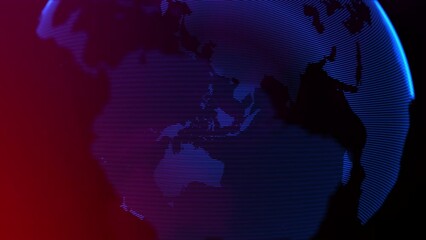 Wall Mural - broadcasting web elements growing global network abstract background 4k ultra hd digital globe with 