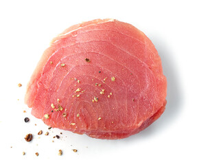 Poster - Fresh raw tuna fish steak