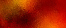 Frosted Glass Foil Water Dark Red And Gold Abstract Surface Texture And Background