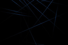 Abstract Black With Blue Lines, Triangles Background Modern Design. Vector Illustration EPS 10.