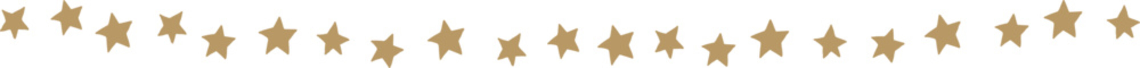 little golden stars garland frame