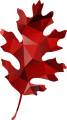 Wall Mural - golden triangular maple leaf illustration